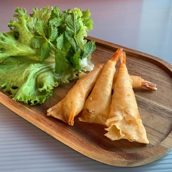 Papillotes aux crevettes (4 pièces)