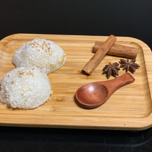 Duo de perles de coco