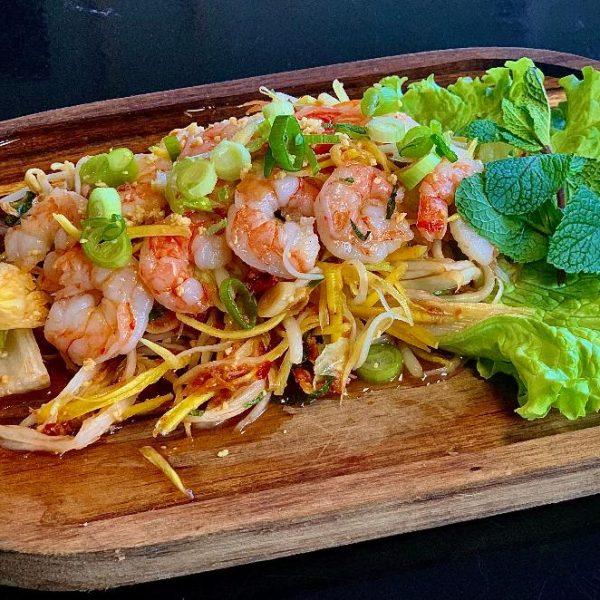 Salade thai aux crevettes